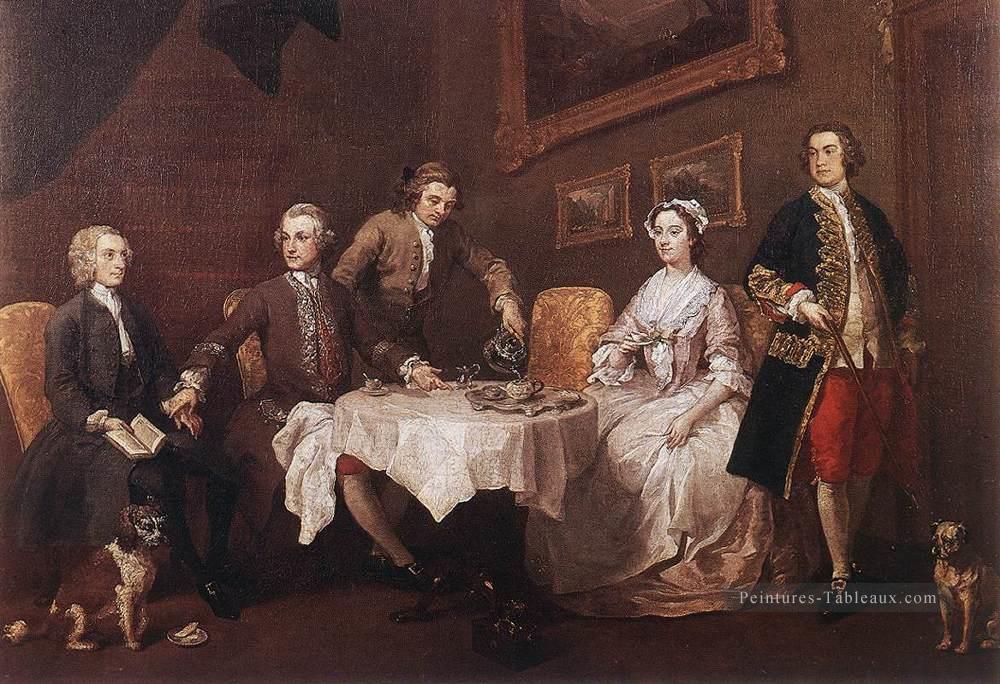 La famille Strode William Hogarth Peintures à l'huile